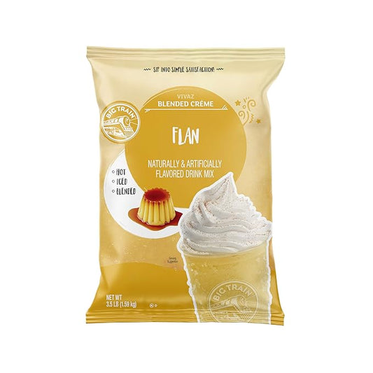 Big Train Vivaz Flan Blended Crème Beverage Mix, 3.5 Pound (Pack of 1)