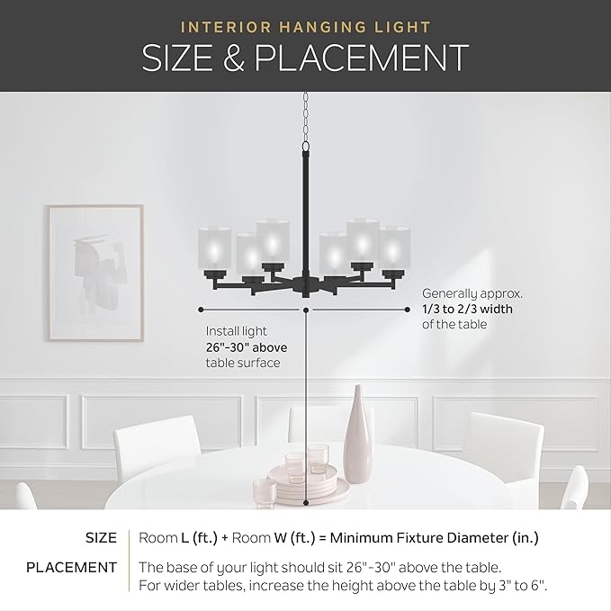 Kichler Winslow 19.75" Chandelier in Olde Bronze®, 5-Light Chandelier for Dining Room, Living Room, or Bedroom, Clear Seeded Glass, (19.75" W x 16" H), 44030OZ