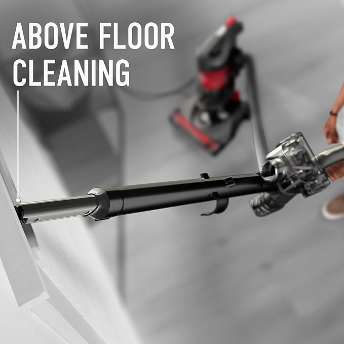 Hoover Rewind Pet Upright Bagless Vacuum Cleaner for Carpet and Hard Floors, Automatic Cord Rewind, Above Floor Cleaning Corded Vacuum Cleaners for Home Use