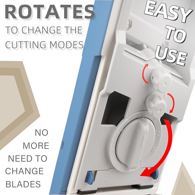 Upgrade Safe Mandoline Slicer for Kitchen, Adjustable Vegetable Food Chopper Potato Fries Cutter, Removable, with Draining basket, Kitchen Chopping Artifact, Gift