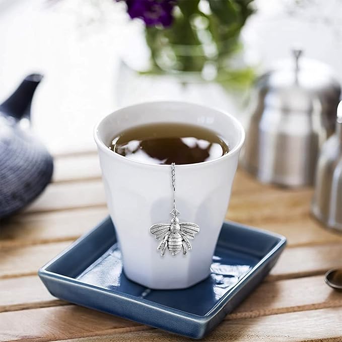 Handmade Honey Bee Tea Infuser - Strainer for Loose Leaf Tea & Spices