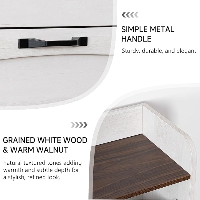 Narrow Shoes Storage Cabinet, Entryway Storage with 2 Flip Drawers, Farmhouse Shoe Organizer with Removable Shelves, Anti-Drop Top Fence, 40.4H x 31.4W (Warm White Grayish)