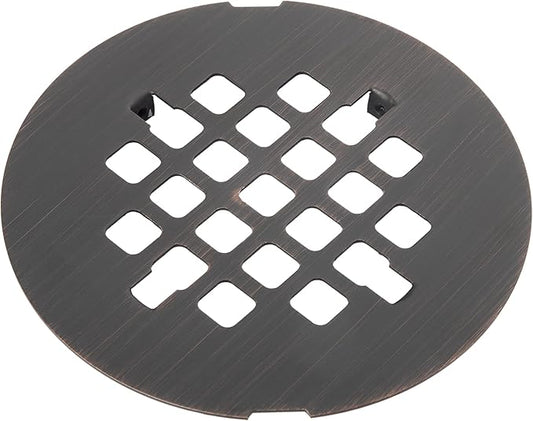 Artiwell 4-1/4” OD Snap-in Shower Drain Cover, Round Shower Drain Strainer Grid, Replacement Cover, Designed for Long-Lasting