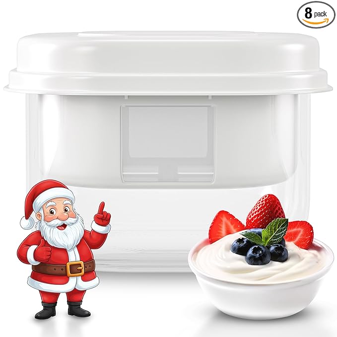 Ultimate Yogurt Strainer - Make Delicious, High Protein, Greek Yogurt - 70% Less Sugar & Lactose - Fine Mesh Nylon Greek Yogurt Maker - 100% BPA-Free & Dishwasher Safe with Large 2.3 Quart Capacity