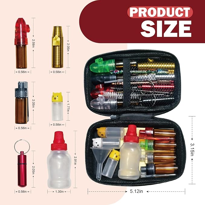 Portable Spice Dispenser, Leak-proof Metal Spice Jar, Mini Kitchen Spice Set, Sealed Storage Container for Spices during Travel and Outdoor Camping (16)