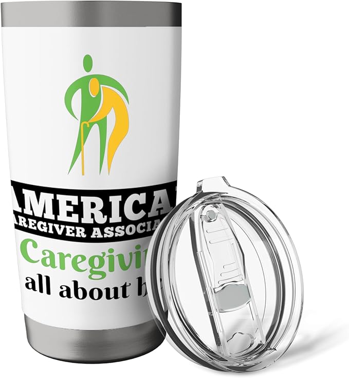 Caregiving Is All About Heart (Official ACA Merch) Stainless Steel Insulated Tumbler