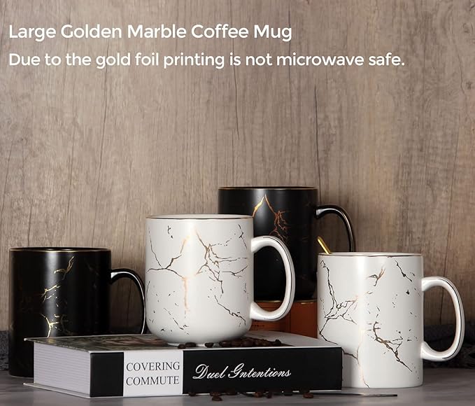 harebe 22 OZ Ceramic Extra Large White Coffee Mug with Handle,Oversized Hot Tall Latte Mugs,Dishwasher Safe Big Capacity Giant Mug for Men Women