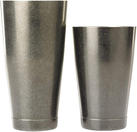 Barfly Cocktail Tin, Set (18 oz and 28 oz), Vintage Black