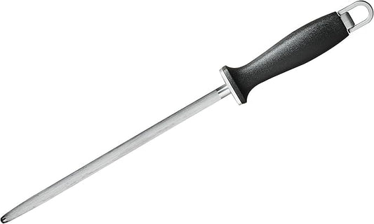 Tramontina Pro Series Forged 10-Inch Sharpening Steel, Knife Sharpener Honing Rod
