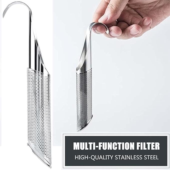 3PCS Stainless Steel Tea Diffuser & Strainers, Long-handle Filters for Loose Leaf Tea, Coffee, Spices