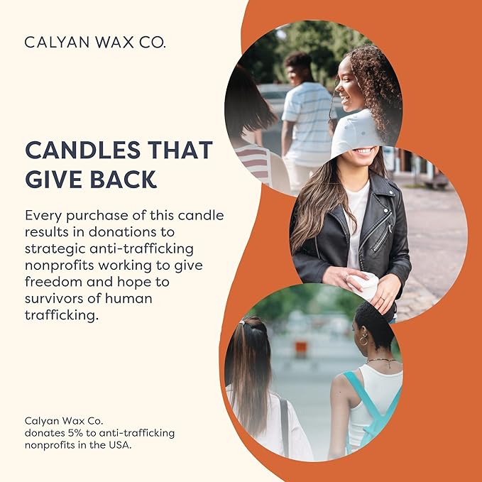 Calyan Wax Co. Fall 3 Wick Scented Candle Gift Set - 4 Luxury Autumn Scented Candles - 43 Hour Burn - 3 Wick Non Toxic Soy Wax Candles - Long Lasting Large Glass Jar Candle for Home - 14.9oz