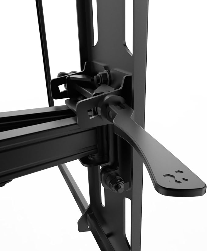 Kanto PMX680 Full Motion Pro Series Mount for 39" to 80" TVs | Adjustable Positioning | Integrated Cable Management | Toolless Tilt | Black