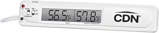 CDN Audio/Visual Refrigerator/Freezer Alarm | Room & Refrigerator/Freezer Monitoring, Alert, 39" Sensor Cable, Protects Against Food Spoilage During Power Outages - TA20