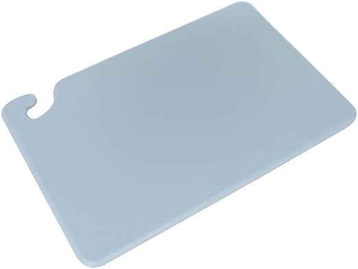 San Jamar CB121812 Cut-N-Carry Co-Polymer Cutting Board, 18" Length x 12" Width x 1/2" Thick, Blue