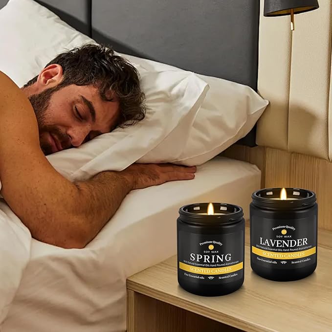 9Pack Candles for Home Scented, Aromatherapy Candles Gifts Set for Men Candles Set, 63 oz 450 Hour Long Lasting Candles,Gifts for Mens Birthday,Christmas,Thanksgiving Anniversary Present