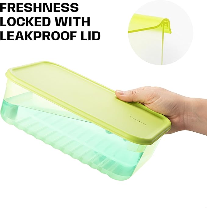 LocknLock HLE5300 Fresh-Block Plastic Food Storage Container with Lid for Fruits, Veggies, Produce, Meal Prep, Leftovers, BPA-Free, Airtight, Leakproof, Microwave, Dishwasher, Freezer-Safe, 760ml