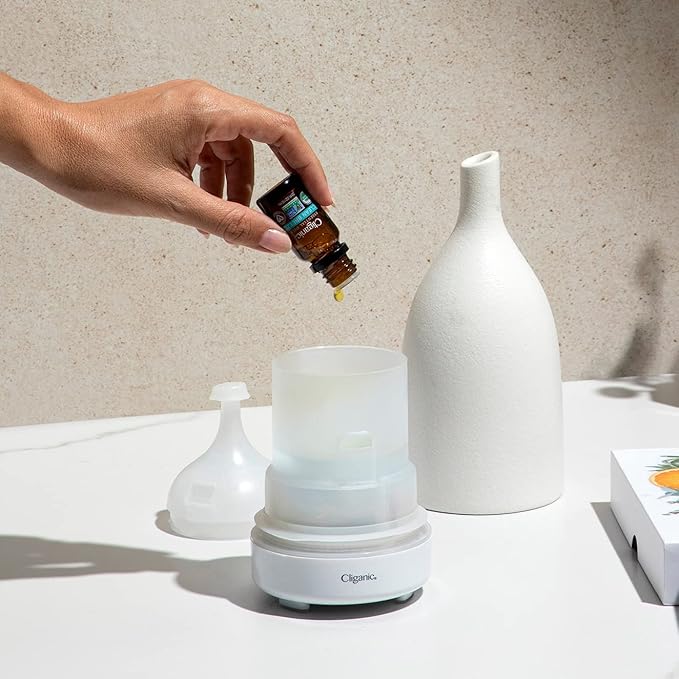 Cliganic Organic Frankincense Essential Oil - 100% Pure Natural for Aromatherapy Diffuser | Non-GMO Verified (Packaging May Vary)