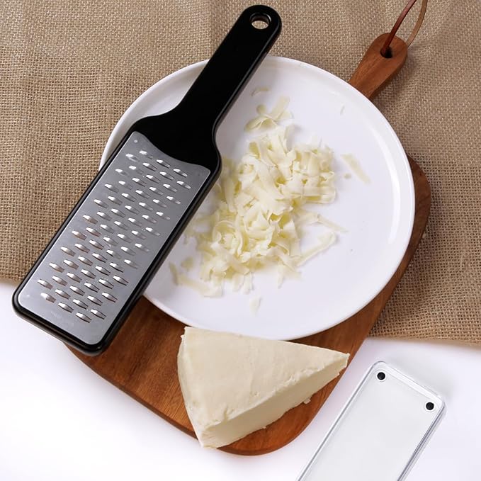 LHS Cheese Zester Ribbon Blade for Hard Cheese, Apple, Carrot, Zucchini and Chocolate, Stainless Steel Kitchen Tool Zester