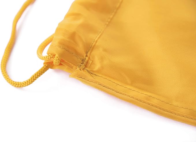 Mato & Hash Custom Bags With Your Logo | 20PK Promotional Drawstring Backpack - 20PK Athletic Gold CE2500