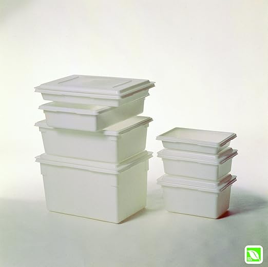 Rubbermaid Commercial Products Food Storage Box, 16.5 Gallon Capacity, White, for Restaurant/Kitchen/Cafeteria