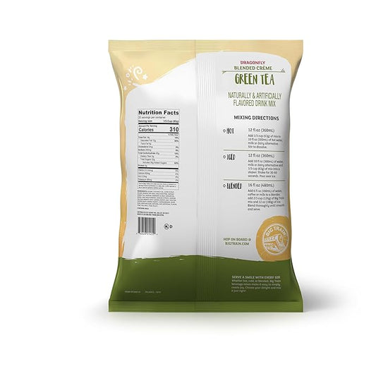Big Train Dragonfly Green Tea Blended Crème Beverage Mix, 3.5 Pound (Pack of 1)