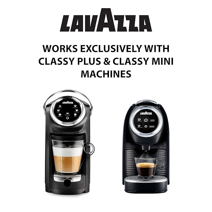 Lavazza Expert Espresso Intenso Double Shot Capsules, Dark Roast, Arabica and Robusta Blend, Compatible with Lavazza Classy Machines (36 Capsules) (Pack of 2)