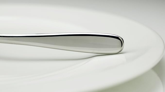 Fortessa Grand City 18/10 Stainless Steel Flatware Individual Sauce/Soup Ladle 7.6-Inch