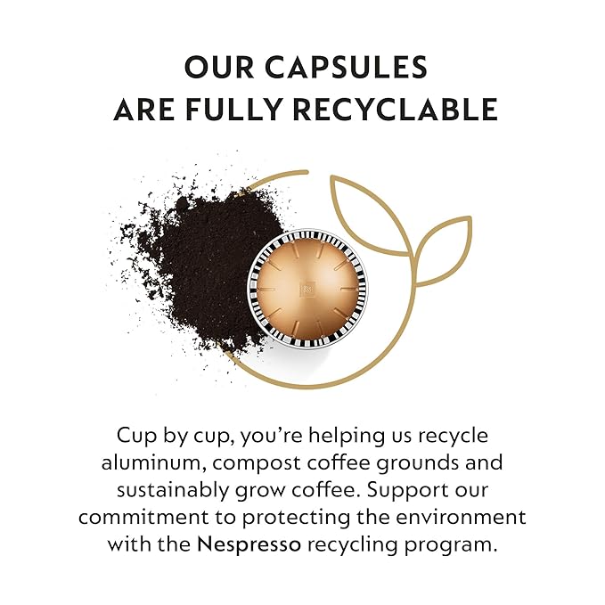 Nespresso Capsules Vertuo, Melozio, Medium Roast Coffee, 10 Count (Pack of 3) Coffee Pods, Brews 7.8oz.