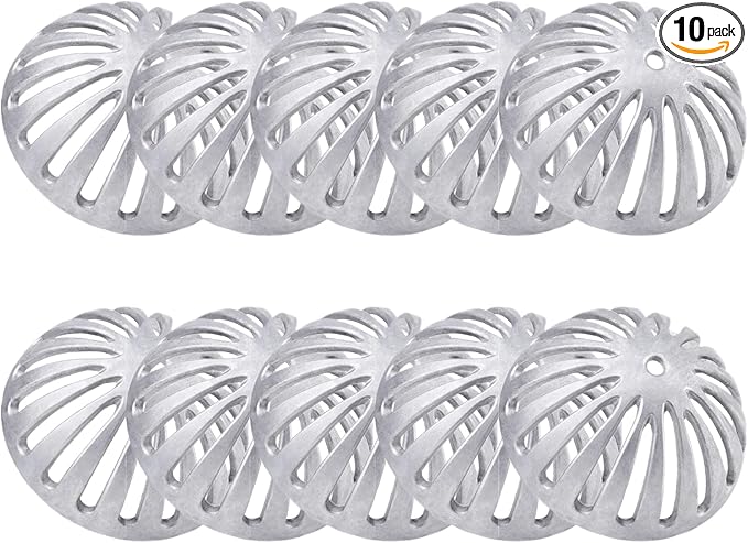 Floor Sink Strainer, Floor Drain Strainer, Heavy Duty Aluminum Dome Drain Cover, Floor Drain Cover for Restaurant, Home, Garden, Kitchen, Bar, Buffet or Food Service 5-1/2" W x 2-1/4"H(10PCS)