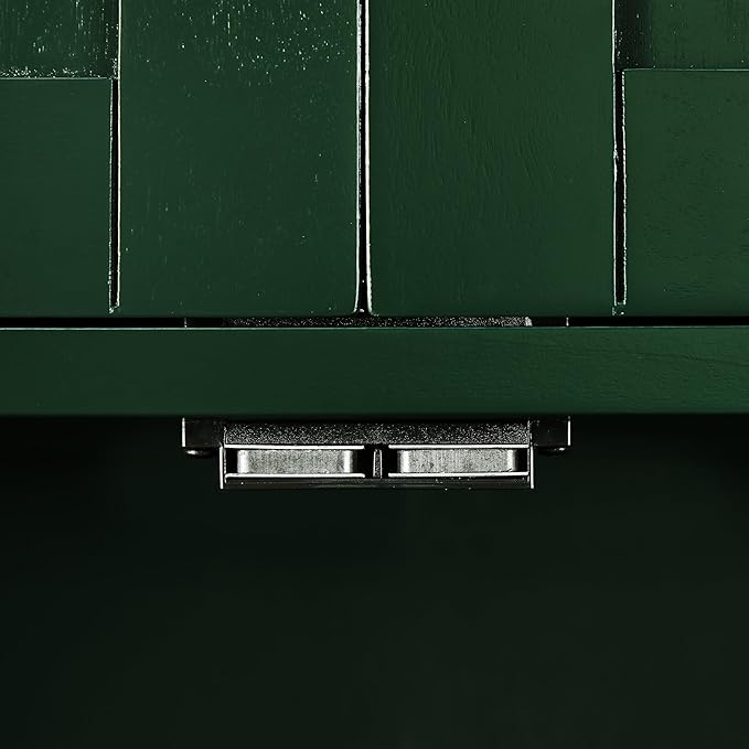 Crosley Furniture Savannah Tall Pantry Storage Cabinet with Shelves, Kitchen, Dining, or Laundry Room, Hunter Green