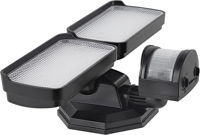 Sylvania 18W Security LED Light with Motion Sensor, Hardwired, 2000 LMS, Wet Rated, 5000K, Daylight - 1 Pack (66476)