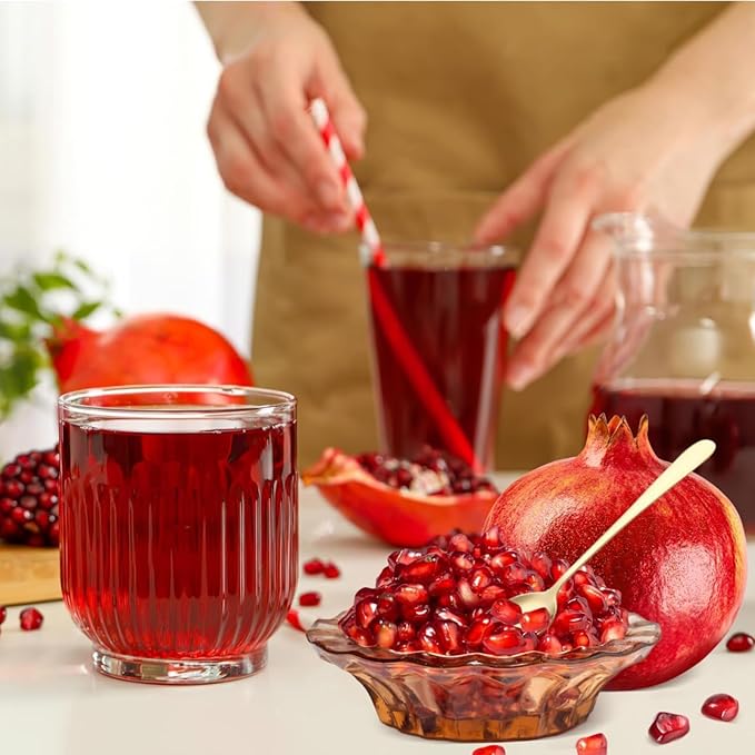 304 Stainless Steel Pomegranate Peeling Tool, Pomegranate Deseeder, Pomegranate Deseeder Tool, Includes Cutter, Bowl, And Wooden Hammer for Easy Deseeding, for Home Kitchen (1PC)