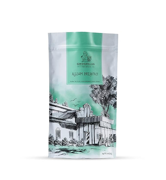 Assam CTC Loose Black Tea (100+ Cups) - High Caffeine Strong Breakfast Tea - Fresh Harvest - Directly Shipped from Our Family-Owned Estate in India - Great for Cold Brew, Kombucha & Iced Tea