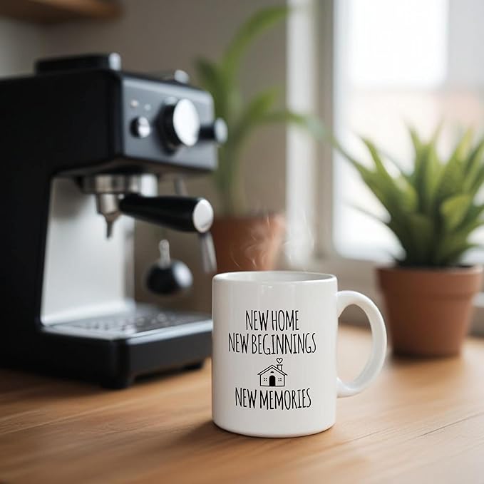 New Home Gifts Coffee Mug, Best Housewarming Gifts, House Warming Gifts New Home House, Homeowner Householder Ceramic Coffee Mugs 11 oz