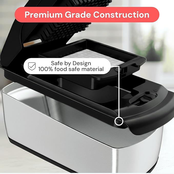 Fullstar The Original Pro Chopper - Vegetable Chopper and Spiralizer, Food Chopper with Container, Fruit Slicer, Kitchen Gadgets & Gifts, Home Essentials (9 in 1, Stainless Steel)