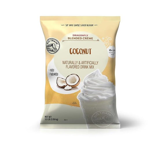 Big Train Dragonfly Coconut Blended Crème Beverage Mix, 3.5 Pound (Pack of 1)