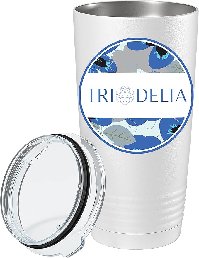 Sorority Stainless Steel Tumbler - 20oz - Ringed Base (#2)