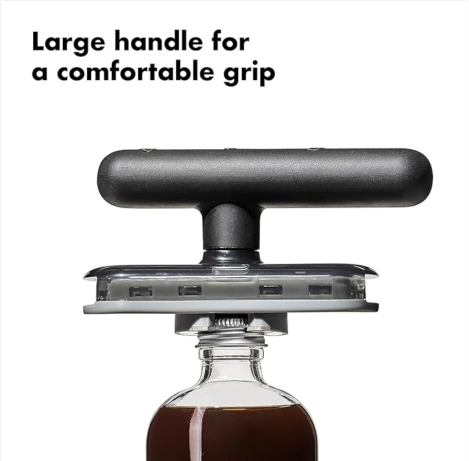 Adjustable Multifunctional Jar & Bottle Opener – Heavy-Duty Manual Kitchen Tool for Effortless Lid Removal, Stubborn Jar Lids, Beverage Bottles & Party Essentials
