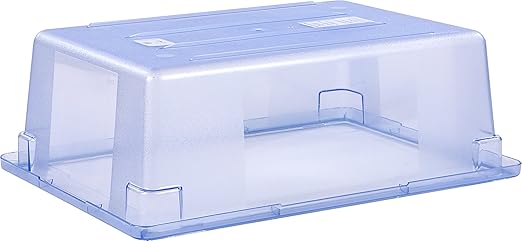Carlisle FoodService Products 10622C14 StorPlus Color-Coded Food Box Storage Container Only, 12.5 Gallon, 26" x 18" x 9", Blue (Pack of 4)