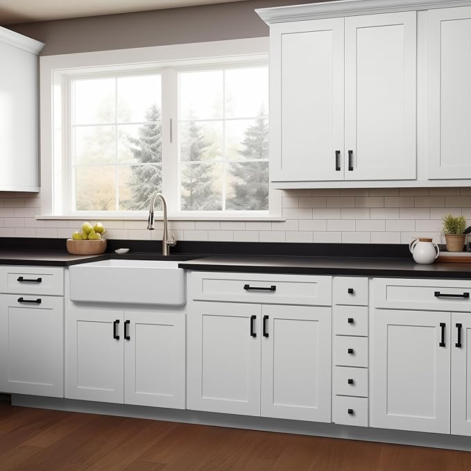 Solid Wood 5-Drawer Spice Cabinet for Kitchen, Soft Close Drawer Glides, Freestanding Storage Organizer, Fits 6" Base Cabinets, Natural Birch Wood (SK-Origami White, 6" W x 24" D x 34.5" H)