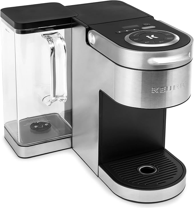 Keurig® K-Supreme Plus Single Serve K-Cup Pod Coffee Maker, MultiStream Technology, Black/Stainless Steel (Renewed)