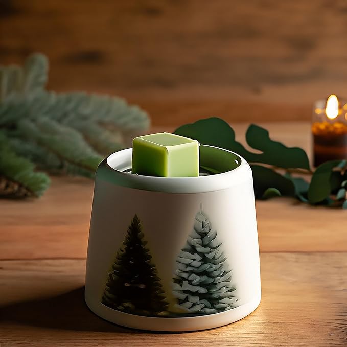 Balsam & Cedar Strongly Scented Hand Poured Vegan Wax Melts, 12 Scented Wax Cubes, 6.4 Ounces in 2 x 6-Packs