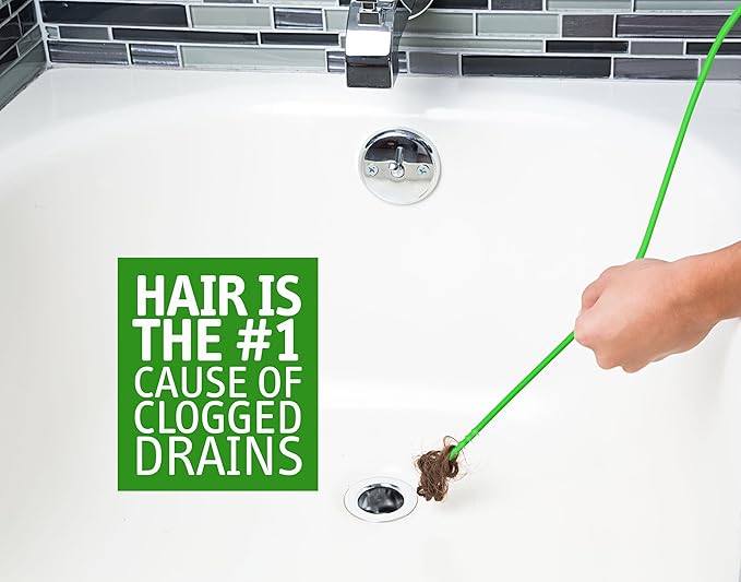 SinkShroom Hair Catcher, Matte Black Bathroom Sink Drain Protector, Hair Snare - Comes with 4 DrainShroom Toss Disposable Drain Snakes