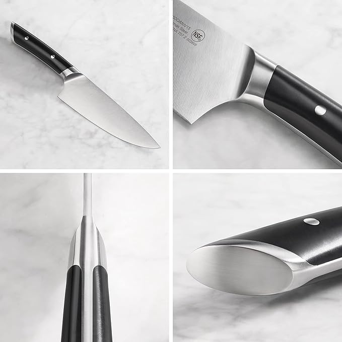 Cangshan HELENA Series German Steel Forged Starter Knife Set (Black, 2-Piece)