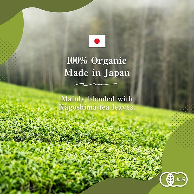 Sencha Green Tea – Organic Japanese Green Tea Loose Leaf, 80g Organic Loose Leaf by HAJIME