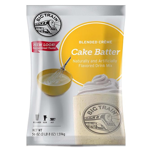 Big Train Cake Batter Blended Crème Beverage Mix, 3.5 Pound (Pack of 1)
