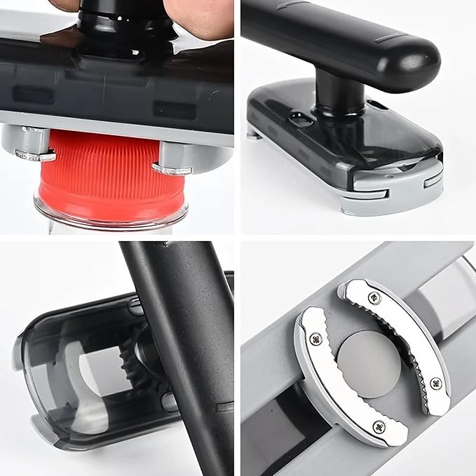 Adjustable Multifunctional Jar & Bottle Opener – Heavy-Duty Manual Kitchen Tool for Effortless Lid Removal, Stubborn Jar Lids, Beverage Bottles & Party Essentials