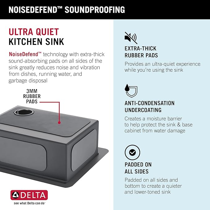 DELTA FAUCET 95A932-25S-SS Lorelai Workstation Kitchen Sink Drop-in Top Mount Stainless Steel Single Bowl with WorkFlow Ledge and Chef’s Kit of 5 Accessories