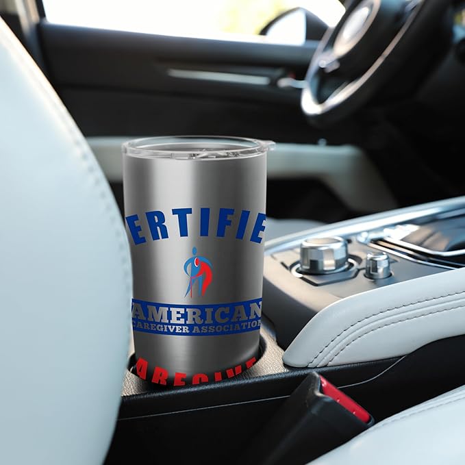 Certified Caregiver (Official ACA Merch) Stainless Steel Insulated Tumbler
