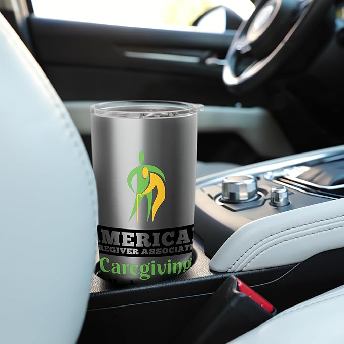 Caregiving Is All About Heart (Official ACA Merch) Stainless Steel Insulated Tumbler